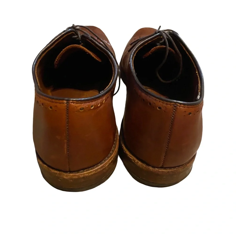 Allen Edmonds Fairfax Oxford Chestnut Brogue Mens Dress Shoes Size 11 D